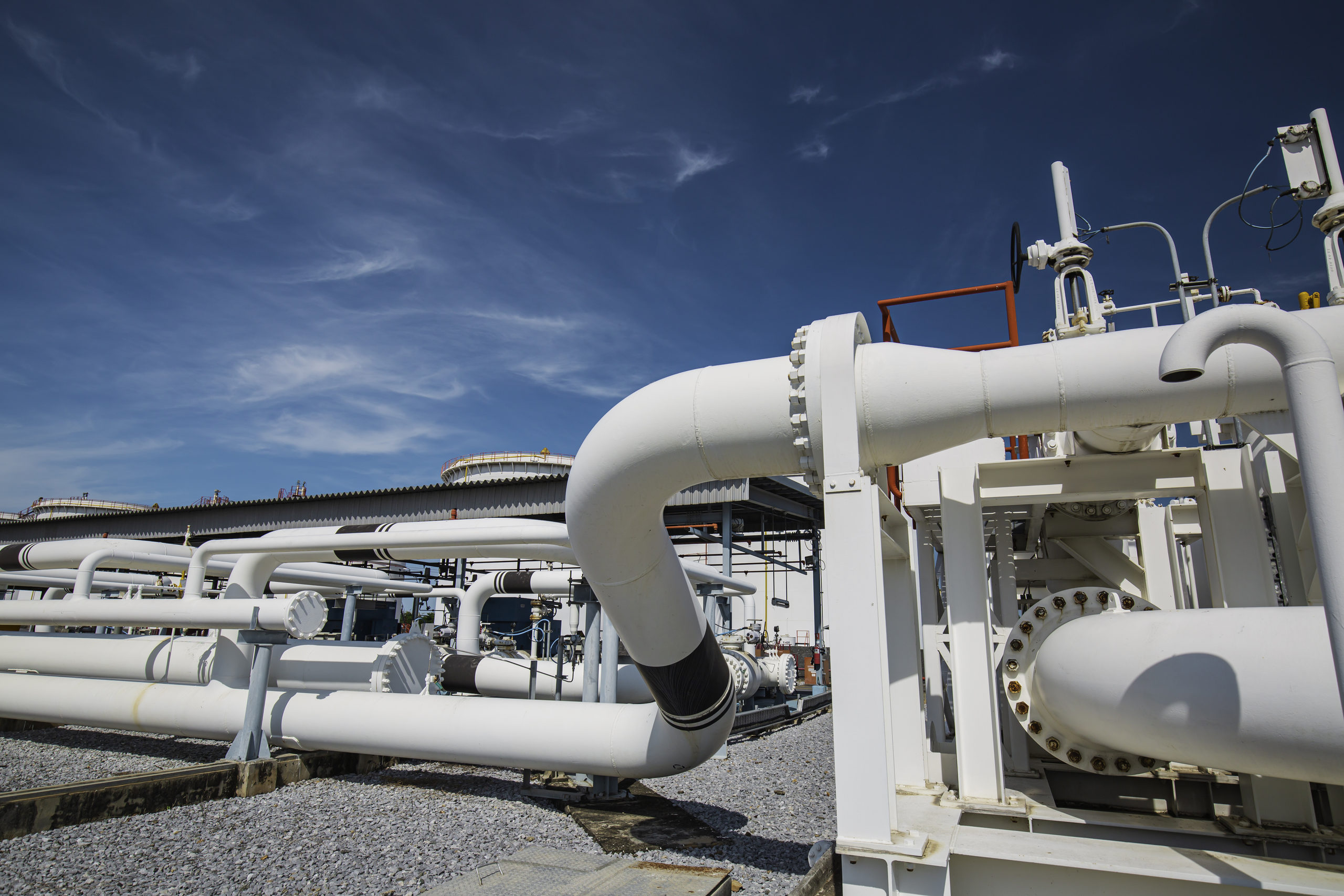 Çelik gaz boruları ve enerji iletim hattı